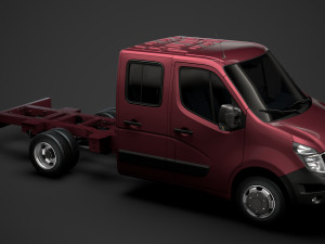 nissan nv400 crewcab dw e20 chassis 2014 Model 3D