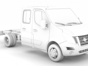 nissan nv400 crewcab dw e20 chassis 2014 Model 3D