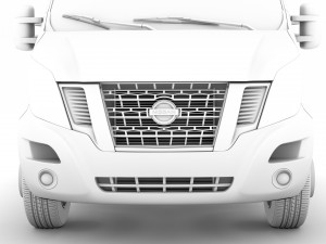 nissan nv400 crewcab dw e20 chassis 2014 Model 3D