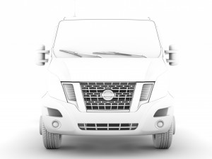 nissan nv400 crewcab dw e20 chassis 2014 Model 3D