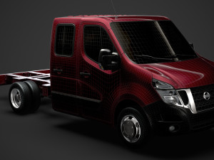 nissan nv400 crewcab dw e20 chassis 2014 Model 3D