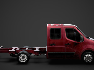 nissan nv400 crewcab dw e20 chassis 2014 Model 3D