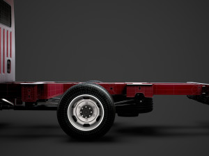 nissan nv400 crewcab dw e20 chassis 2014 Model 3D