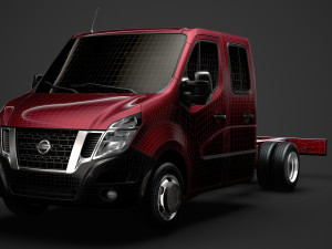 nissan nv400 crewcab dw e20 chassis 2014 Model 3D