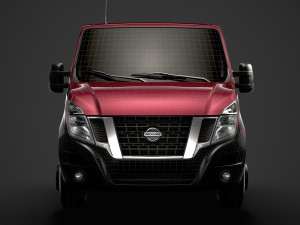 nissan nv400 crewcab dw e20 chassis 2014 Model 3D