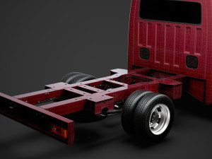 nissan nv400 crewcab dw e20 chassis 2014 Model 3D