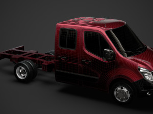 nissan nv400 crewcab dw e20 chassis 2014 Model 3D