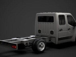 nissan nv400 crewcab dw e20 chassis 2020 3D 模型