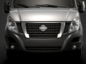 nissan nv400 crewcab dw e20 chassis 2020 3D 模型