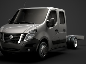 nissan nv400 crewcab dw e20 chassis 2020 3D 模型