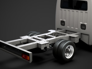 nissan nv400 crewcab dw e20 chassis 2020 3D 模型