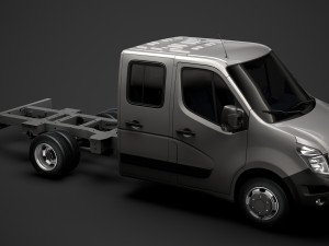 nissan nv400 crewcab dw e20 chassis 2020 3D 模型