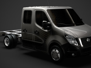 nissan nv400 crewcab dw e20 chassis 2020 3D 模型