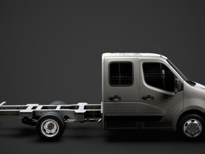 nissan nv400 crewcab dw e20 chassis 2020 3D 模型