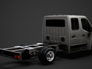 nissan nv400 crewcab dw e20 chassis 2020 3D 模型