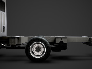 nissan nv400 crewcab dw e20 chassis 2020 3D 模型