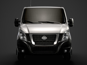 nissan nv400 crewcab dw e20 chassis 2020 3D 模型