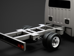 nissan nv400 crewcab dw e20 chassis 2020 3D 模型