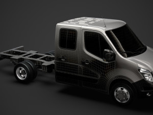 nissan nv400 crewcab dw e20 chassis 2020 3D 模型