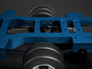 opel movano crewcab dw e20 chassis 2014 3D Model