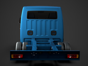 opel movano crewcab dw e20 chassis 2014 3D Model