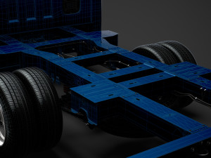 opel movano crewcab dw e20 chassis 2014 3D Model
