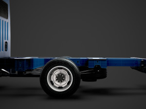 opel movano crewcab dw e20 chassis 2014 3D Model