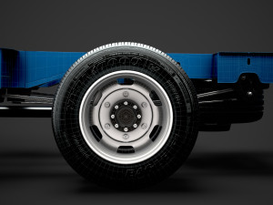 opel movano crewcab dw e20 chassis 2014 3D Model