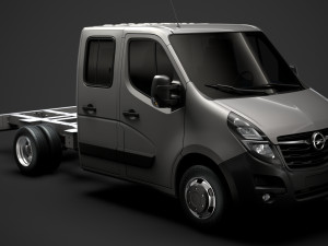 opel movano crewcab dw e20 chassis 2020 3D Model