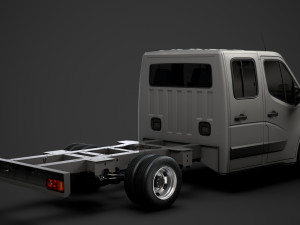 opel movano crewcab dw e20 chassis 2020 3D 모델