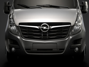 opel movano crewcab dw e20 chassis 2020 3D 모델