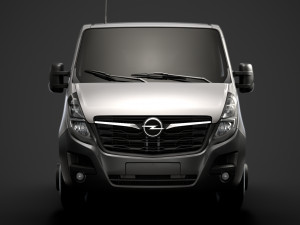 opel movano crewcab dw e20 chassis 2020 3D 모델