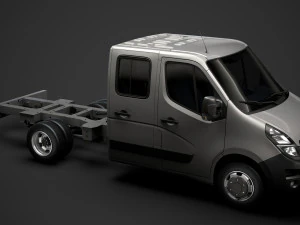 opel movano crewcab dw e20 chassis 2020 3D Model