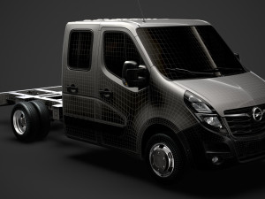 opel movano crewcab dw e20 chassis 2020 3D 모델