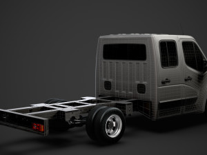 opel movano crewcab dw e20 chassis 2020 3D 모델