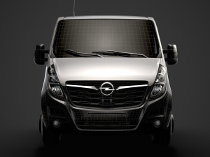 opel movano crewcab dw e20 chassis 2020 3D 모델