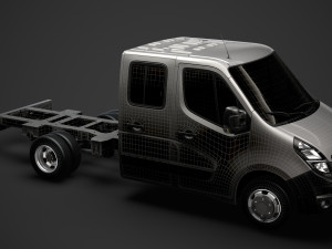 opel movano crewcab dw e20 chassis 2020 3D 모델
