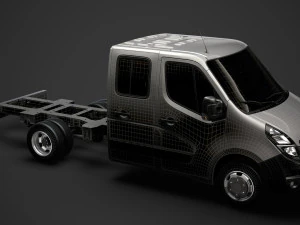opel movano crewcab dw e20 chassis 2020 3D Model