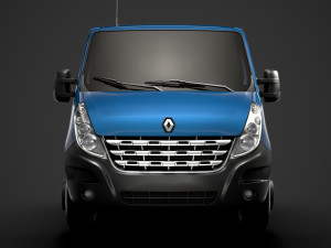renault master crewcab dw e20 chassis 2010 3D 模型