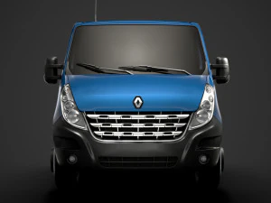 renault master crewcab dw e20 chassis 2010 3D Model