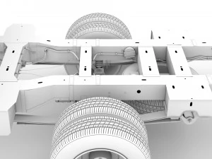 renault master crewcab dw e20 chassis 2010 3D Model