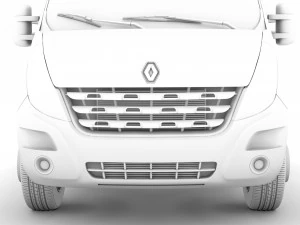 renault master crewcab dw e20 chassis 2010 3D Model