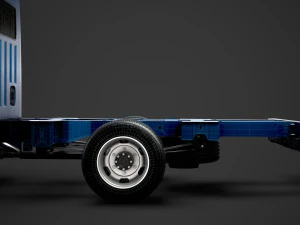 renault master crewcab dw e20 chassis 2010 3D Model