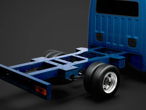 renault master crewcab dw e20 chassis 2010 3D Model