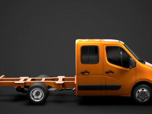 renault master crewcab dw e20 chassis 2014 3D Модель