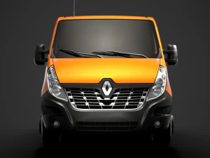 renault master crewcab dw e20 chassis 2014 3D Model