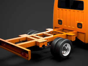 renault master crewcab dw e20 chassis 2014 3D Модель