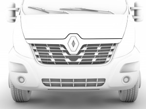 renault master crewcab dw e20 chassis 2014 3D Модель