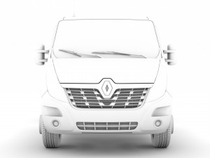 renault master crewcab dw e20 chassis 2014 3D Модель