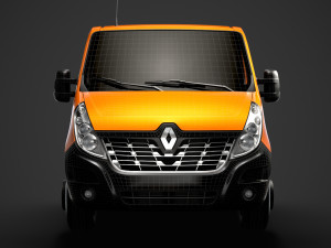 renault master crewcab dw e20 chassis 2014 3D Модель